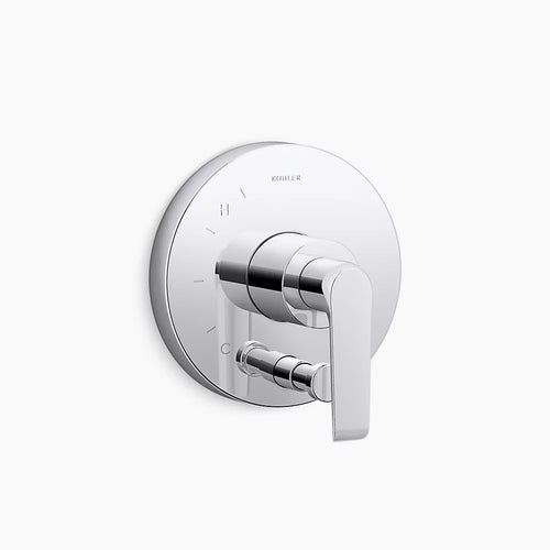 Kohler Rite-Temp® valve trim with push-button diverter
