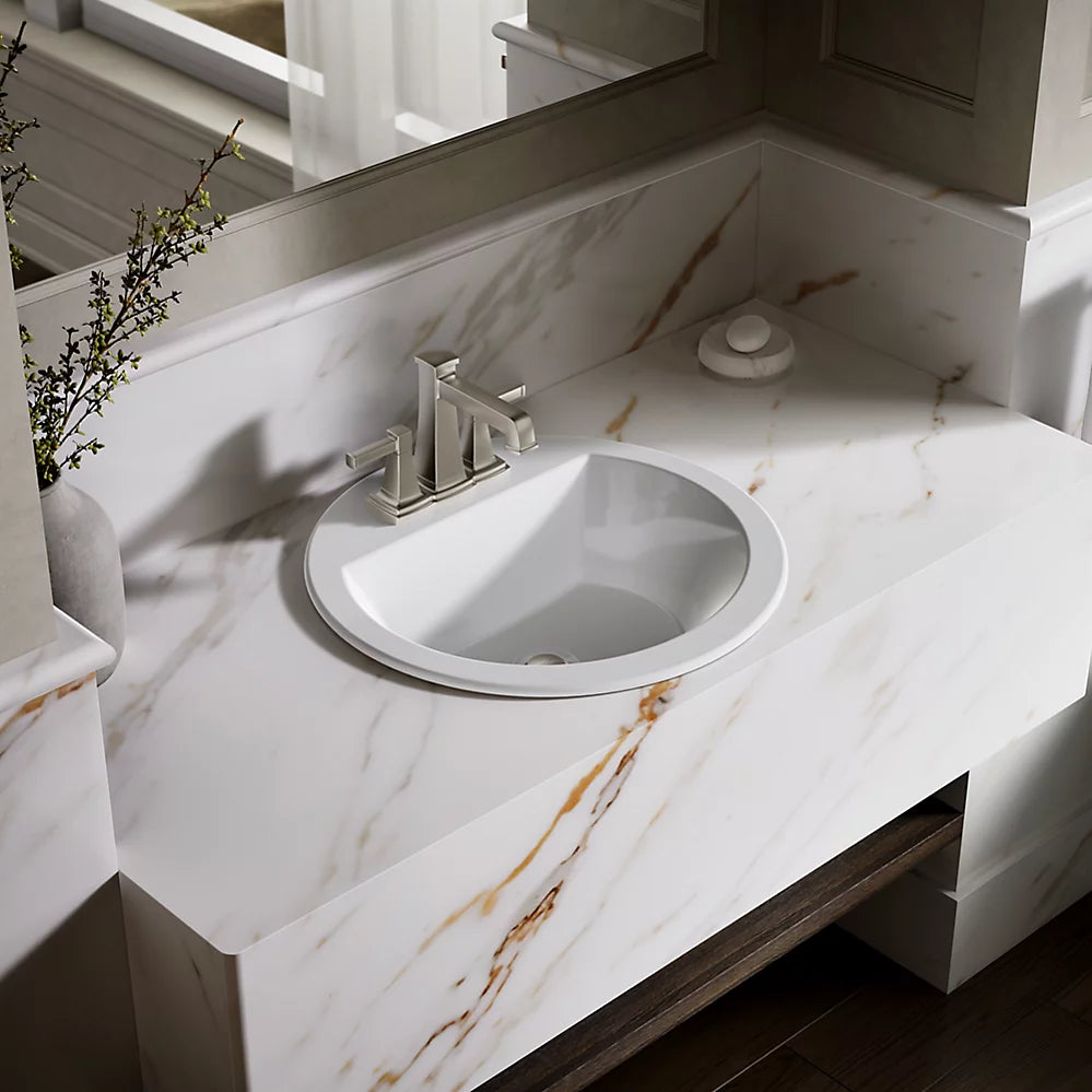 Kohler 19" round drop-in bathroom sink