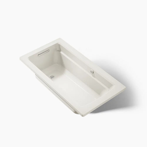 Kohler Archer Heated Bubblemassage Air Bath With Bask Heated Surface 60 x 32-Inch Drop-In Bathtub