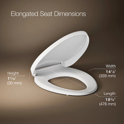Kohler Heated Quiet-Close™ elongated toilet seat