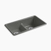 Kohler Smart Divide® 33" top-/undermount double-bowl kitchen sink