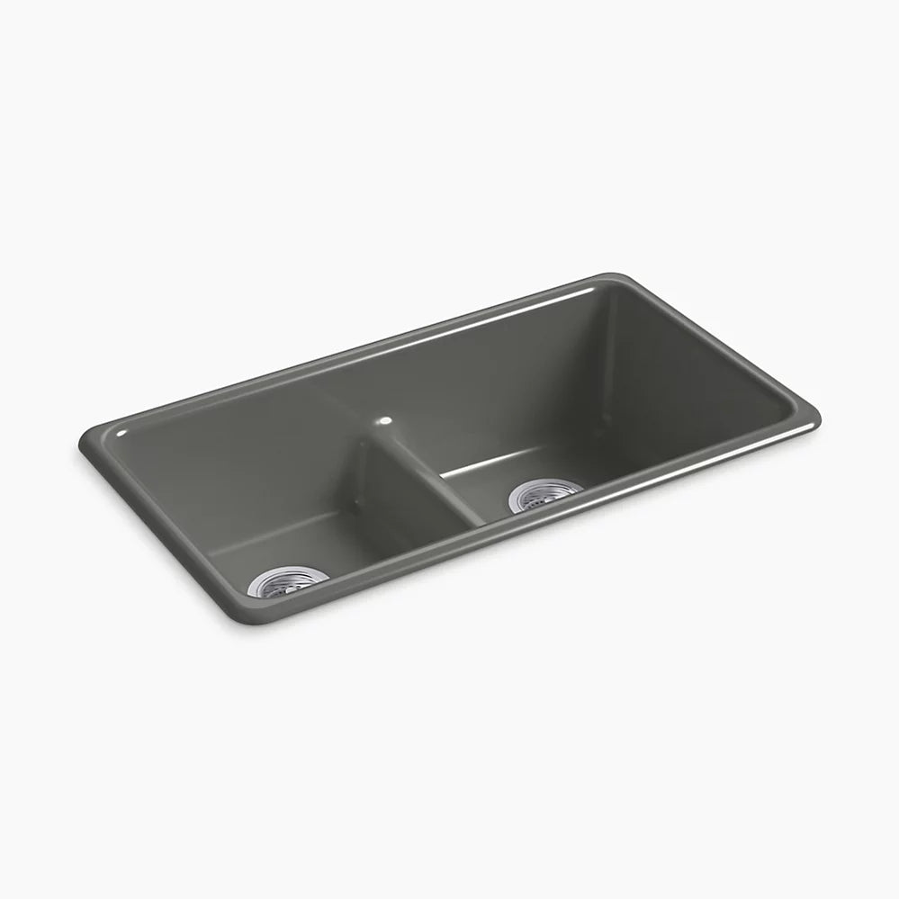 Kohler Smart Divide® 33" top-/undermount double-bowl kitchen sink
