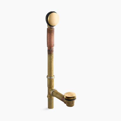 Kohler Brass toe tap bath drain