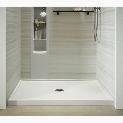 Kohler 48" x 34" alcove shower base, center drain