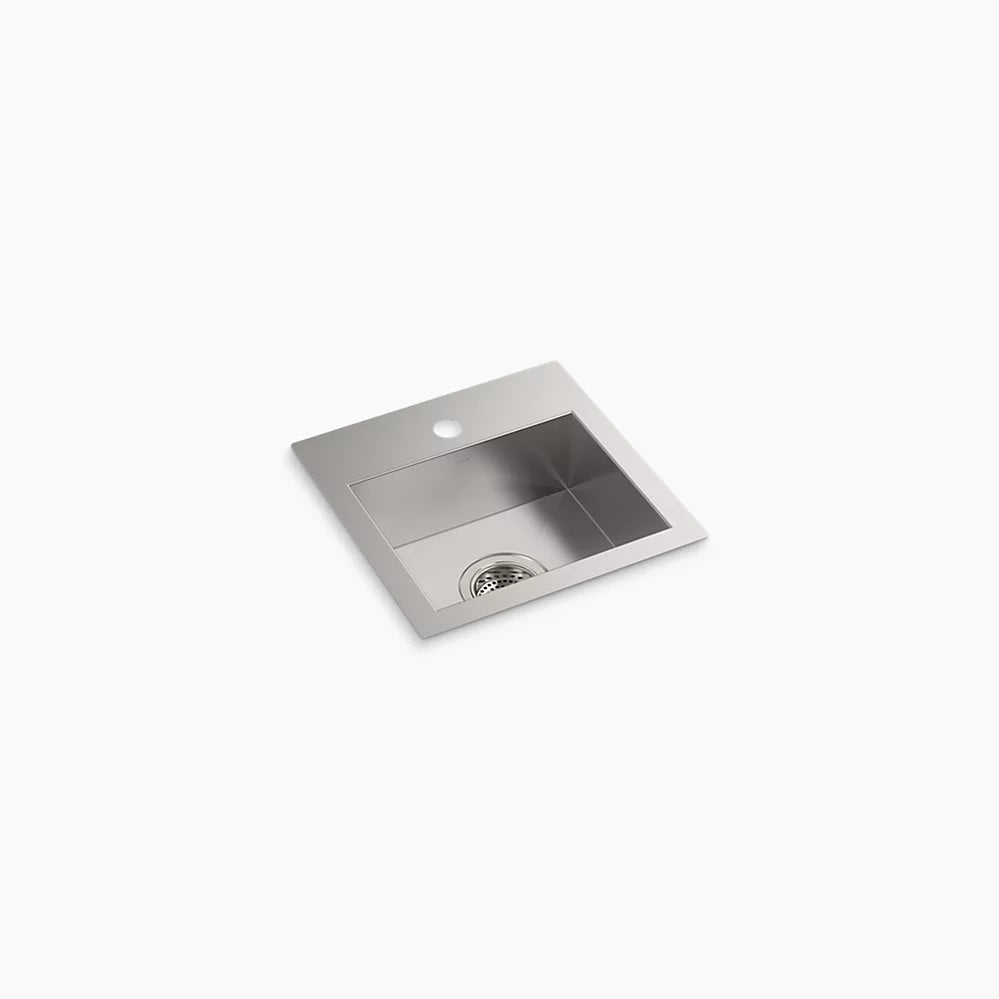 Kohler 15" top-/undermount single-bowl bar sink
