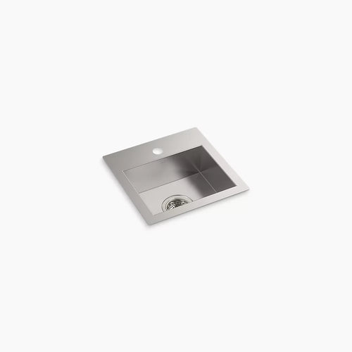 Kohler 15" top-/undermount single-bowl bar sink