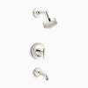 Kohler Rite-Temp® bath and shower trim kit with push-button diverter and lever handle, 1.75 gpm