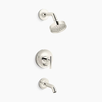 Kohler Rite-Temp® bath and shower trim kit with push-button diverter and lever handle, 1.75 gpm