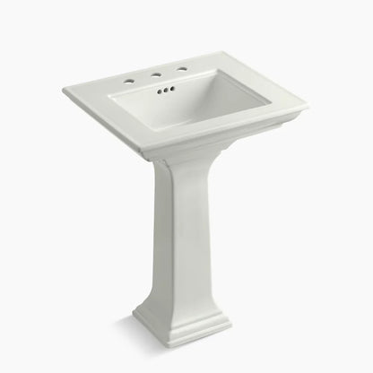 Kohler 25" rectangular pedestal bathroom sink