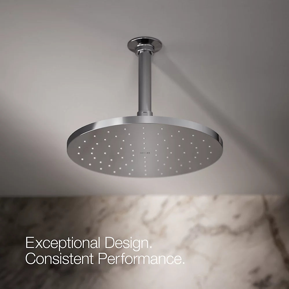 Kohler Round 10" single-function rainhead, 2.5 gpm