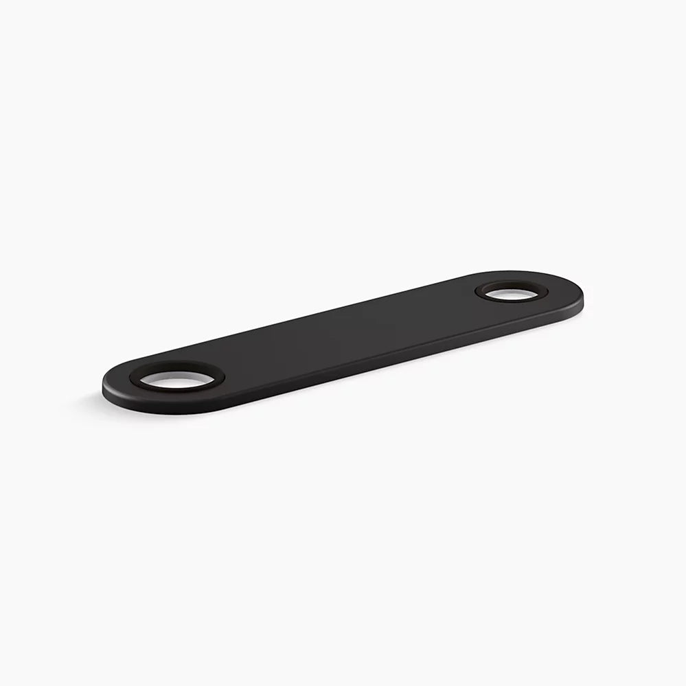 Kohler 8" two-hole escutcheon plate for Insight™ and Kinesis® lavatory faucets and soap dispensers