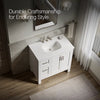 Kohler Quo Cabinet and Quartz Top 36-Inch Single-Sink Bathroom Vanity