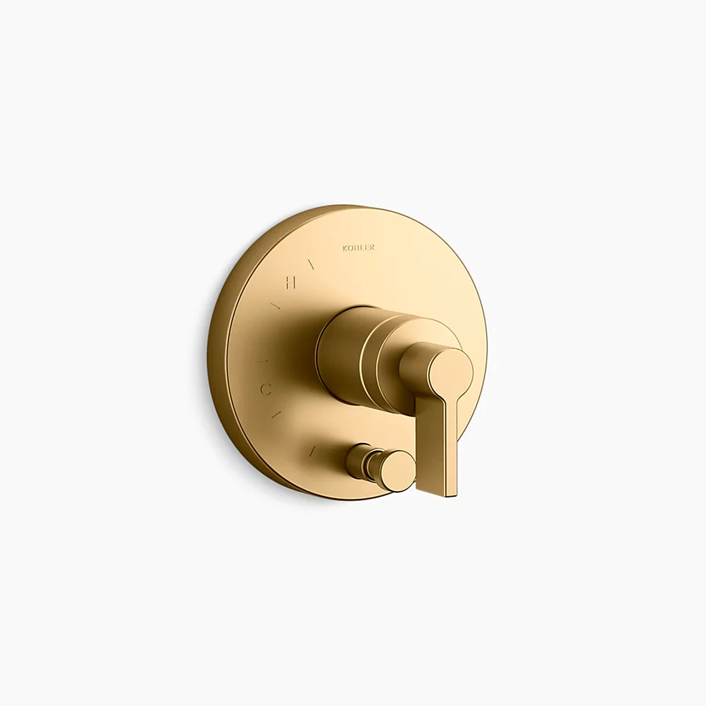Kohler Rite-Temp® valve trim with Lever handle and diverter