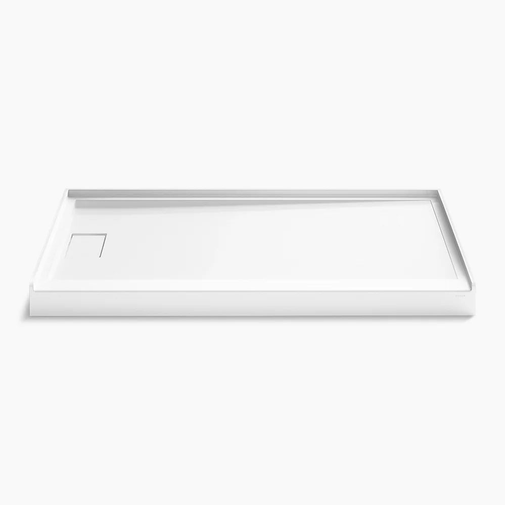 Kohler Stoneridge® 60" x 34" alcove shower base, left drain