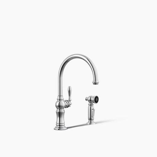 Kohler Single-handle kitchen sink faucet with two-function sprayhead