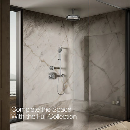 Kohler Round 12" single-function rainhead, 1.75 gpm