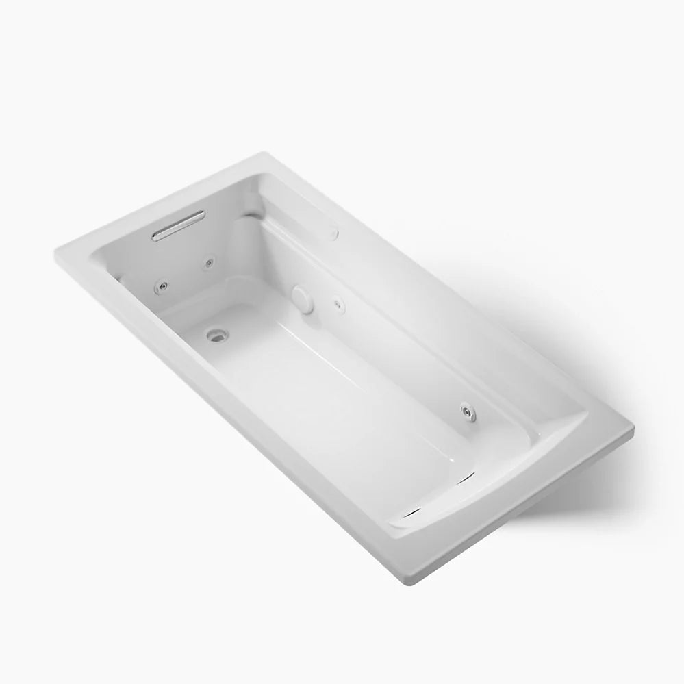 Kohler Archer Whirlpool Bath 72 x 36-Inch Drop-In Bathtub