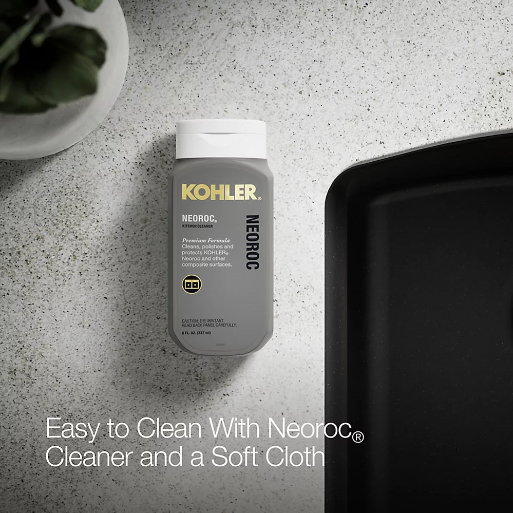 Kohler Kennon® 33" top-/undermount double-bowl kitchen sink