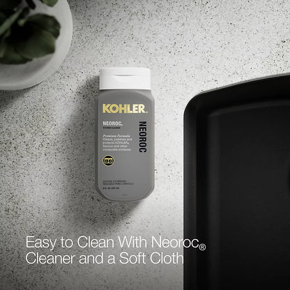 Kohler Kennon® 33" top-/undermount double-bowl kitchen sink