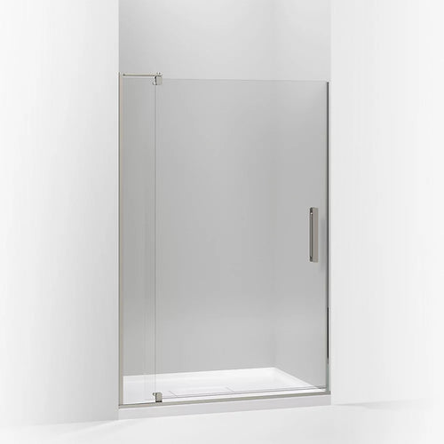Kohler Pivot shower door, 70" H x 39-1/8 - 44" W, with 5/16" thick Crystal Clear glass