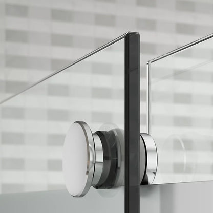 Kohler 81-5/8" H sliding shower door with 3/8"-thick glass