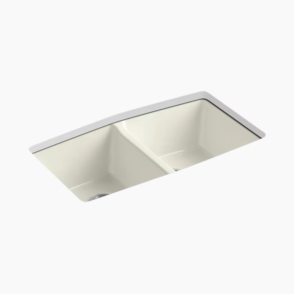 Kohler Brookfield™ 33" undermount double-bowl kitchen sink
