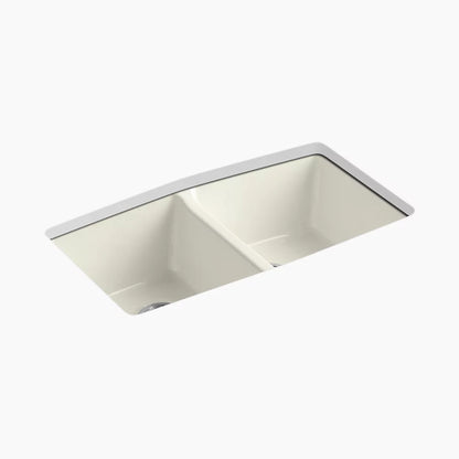 Kohler Brookfield™ 33" undermount double-bowl kitchen sink