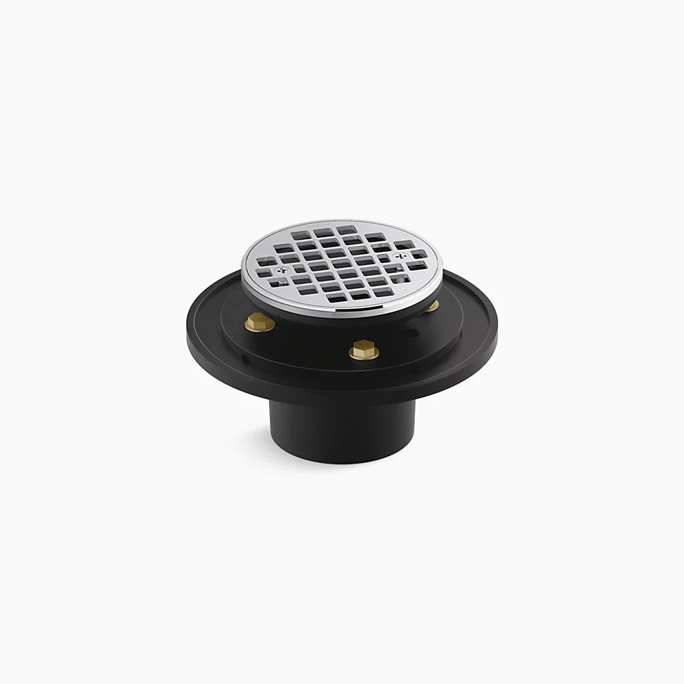 Kohler Round brass tile-in shower drain