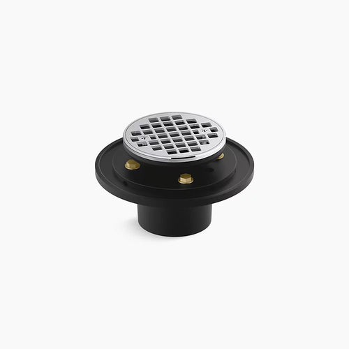 Kohler Round brass tile-in shower drain