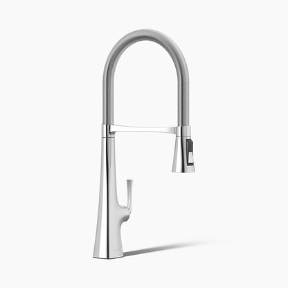 Kohler Graze® Semi-professional kitchen sink faucet with three-function sprayhead