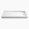 Kohler 60" x 34" alcove shower base, right offset drain
