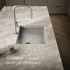 Kohler Vault™ 25" top-/undermount single-bowl kitchen sink