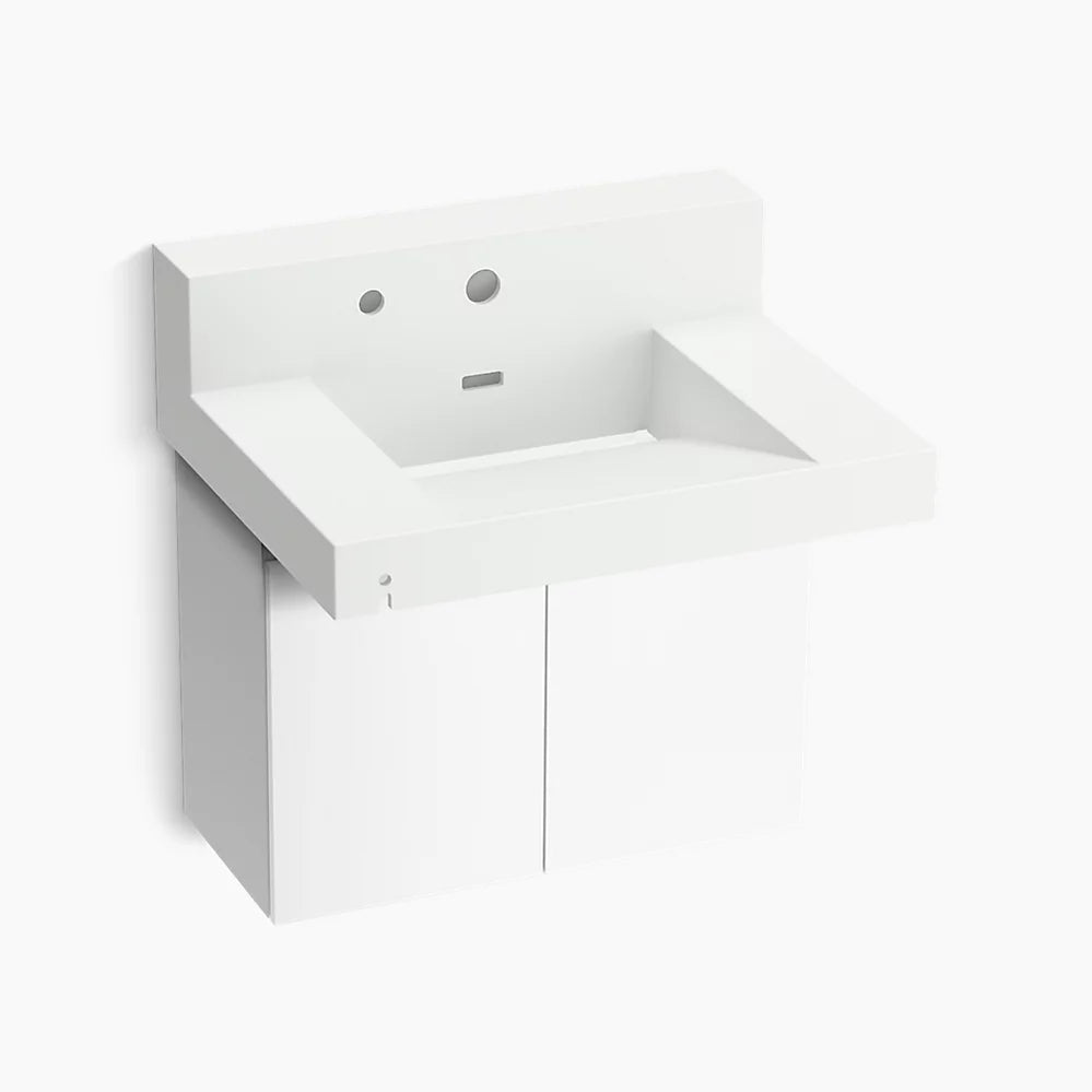 Kohler 30" wall-mount lavatory system with backsplash