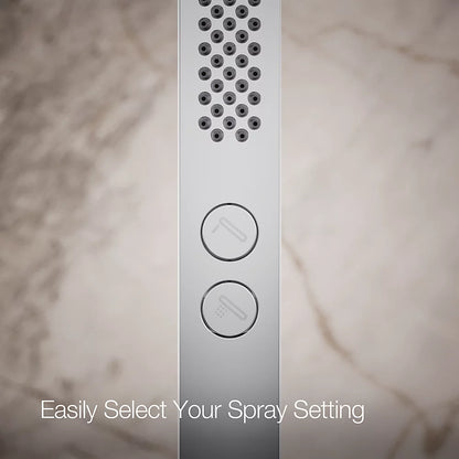 Kohler Square two-function handshower, 1.75 gpm