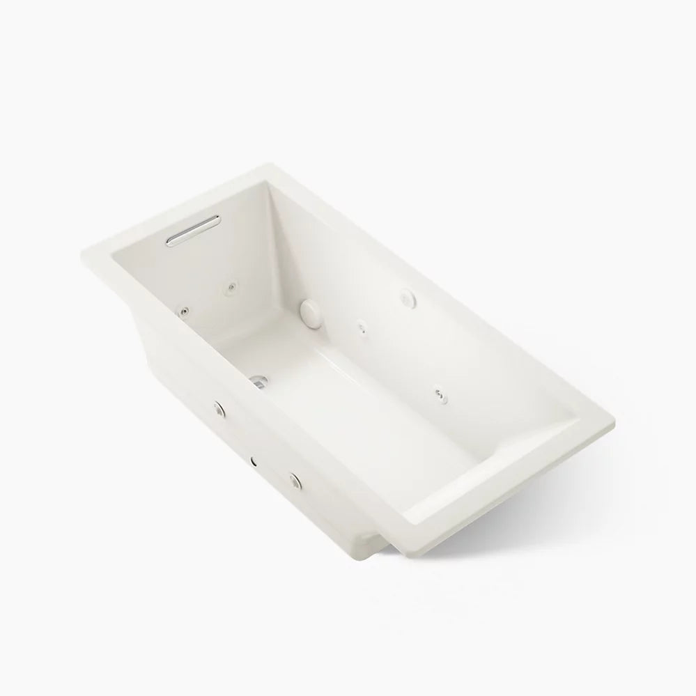 Kohler Underscore Heated Bubblemassage Air Bath With Whirlpool 66 x 32-Inch Drop-In Bathtub