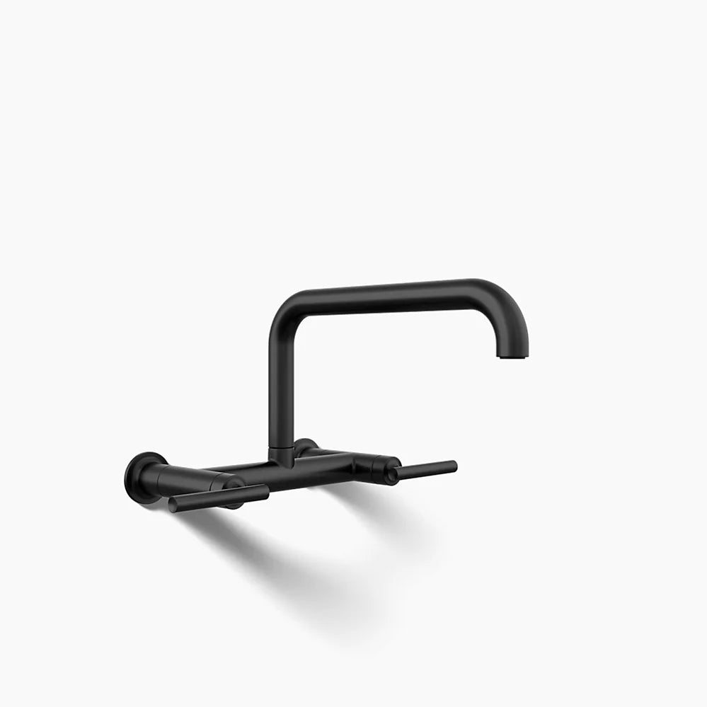 Kohler Two-hole wall-mount bridge kitchen sink faucet
