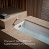 Kohler Wall-mount bath spout with turned design