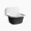Kohler 24" x 20-1/4" wall-mount or P-trap mount service sink with rim guard and blank back