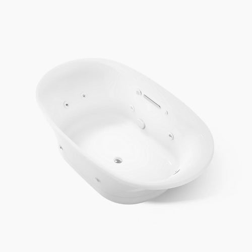 Kohler Underscore 71-1 41-1 Heated Bubblemassage Air Bath With Whirlpool 2 x 41-Inch Drop-In Bathtub