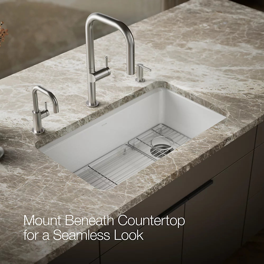 Kohler Riverby® 33" undermount single-bowl kitchen sink