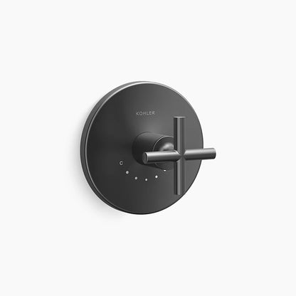 Kohler MasterShower® temperature control valve trim with cross handle