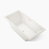 Kohler Underscore Heated Bubblemassage Air Bath With Bask Heated Surface 72 x 36-Inch Drop-In Bathtub