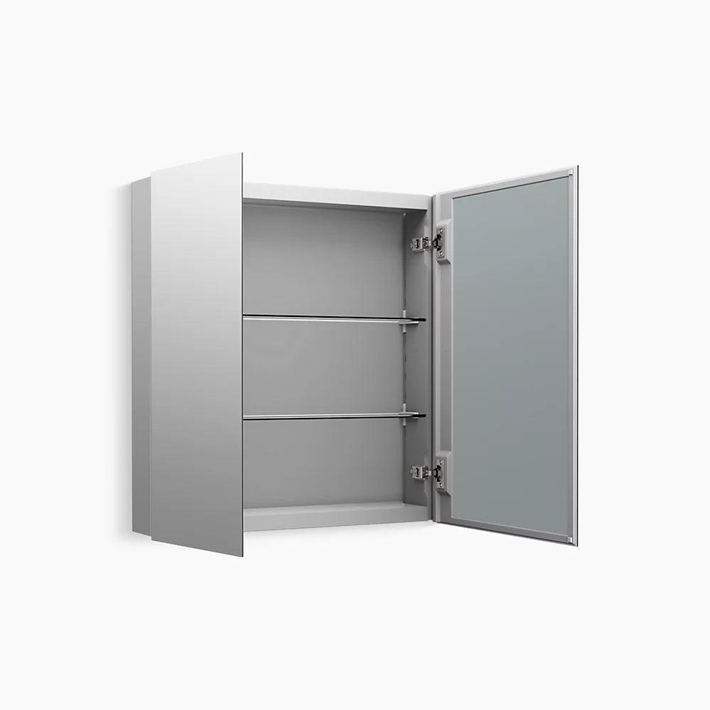 Kohler Slim 25" x 26" rectangular two-door medicine cabinet
