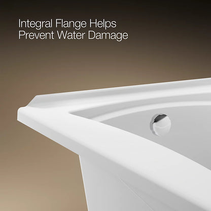 Kohler Mariposa 72" x 36" Alcove bath, left drain