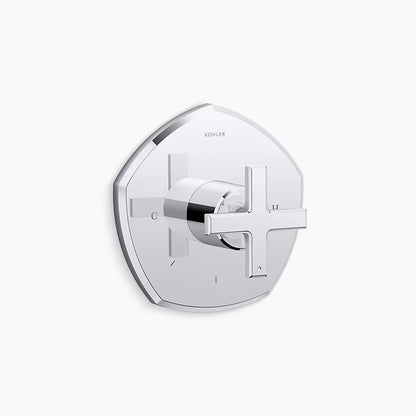 Kohler MasterShower® temperature control valve trim with cross handle