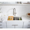 Kohler Smart Divide® 33" top-/undermount double-bowl workstation kitchen sink