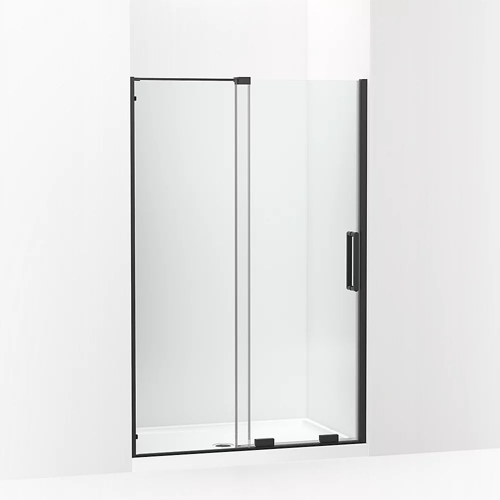 Kohler Sliding shower door, 71-3/4" H x 43-3/4 - 47-3/4" W, with 5/16" thick Crystal Clear glass