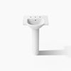 Kohler 21" rectangular pedestal bathroom sink