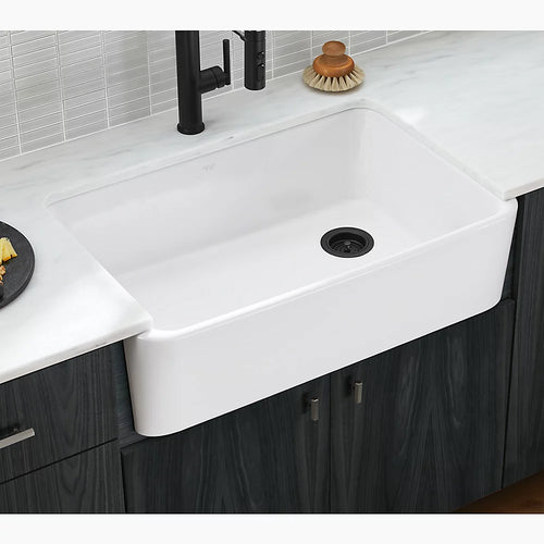 Kohler 34" undermount single-bowl farmhouse kitchen sink