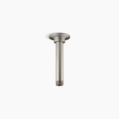 Kohler 6" ceiling-mount single-function rainhead arm and flange